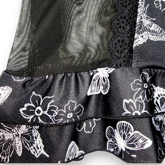 Jessica Simpson intimates  Babydoll Lingerie- SMALL- Black & White- Women's - Picture 5 of 14